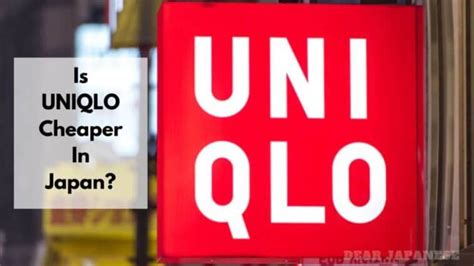 is UNIQLO in Japan cheaper